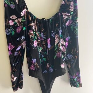 Floral Long Sleeve Bodysuit